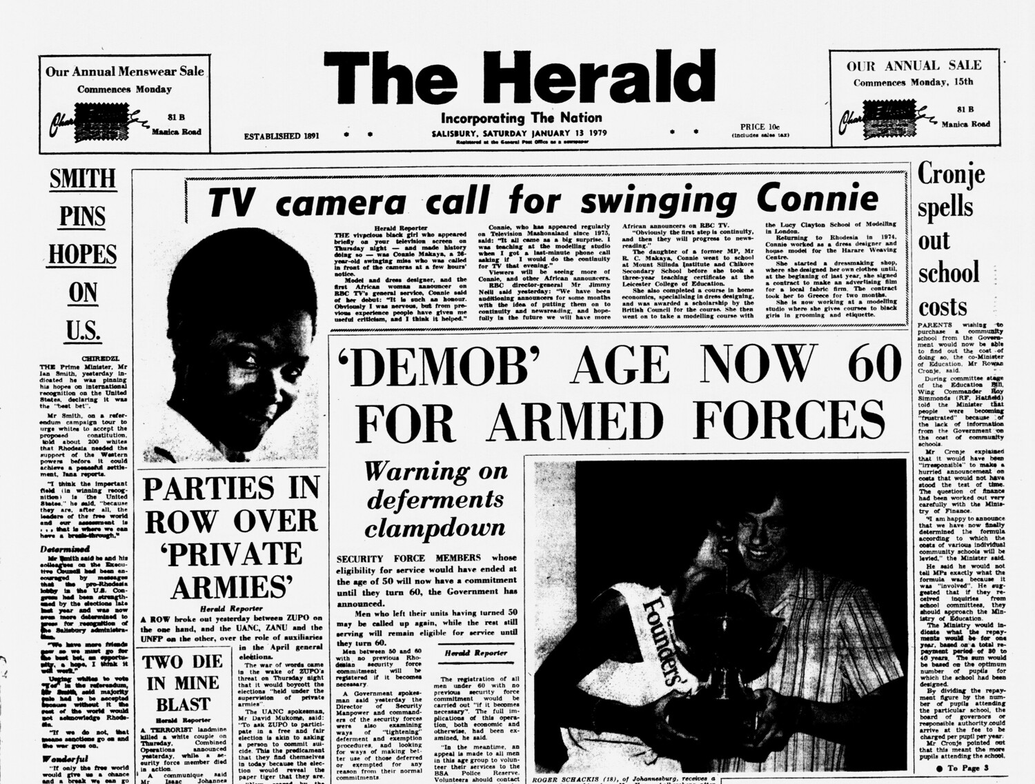 Rhodesia Herald - 13 January 1979