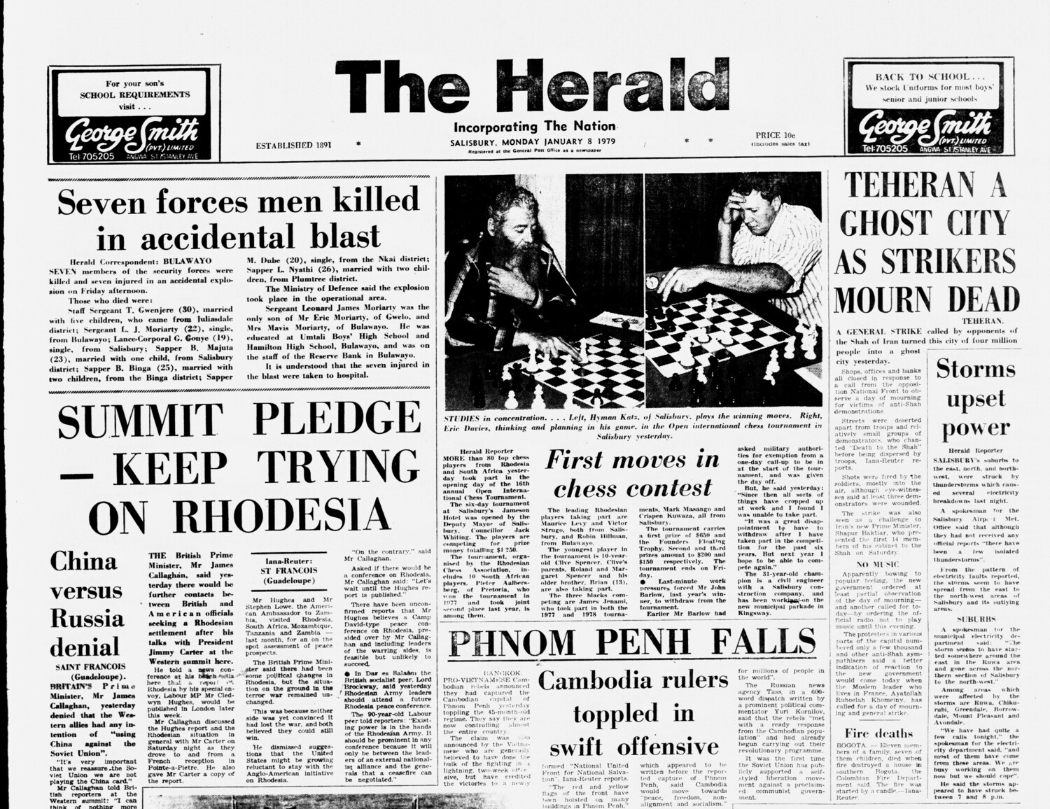 Rhodesia Herald - 8 January 1979