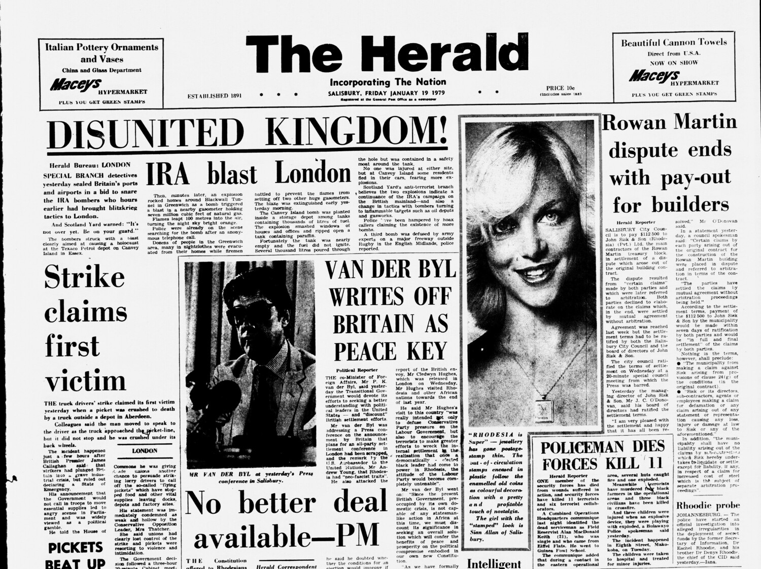 Rhodesia Herald - 19 January 1979