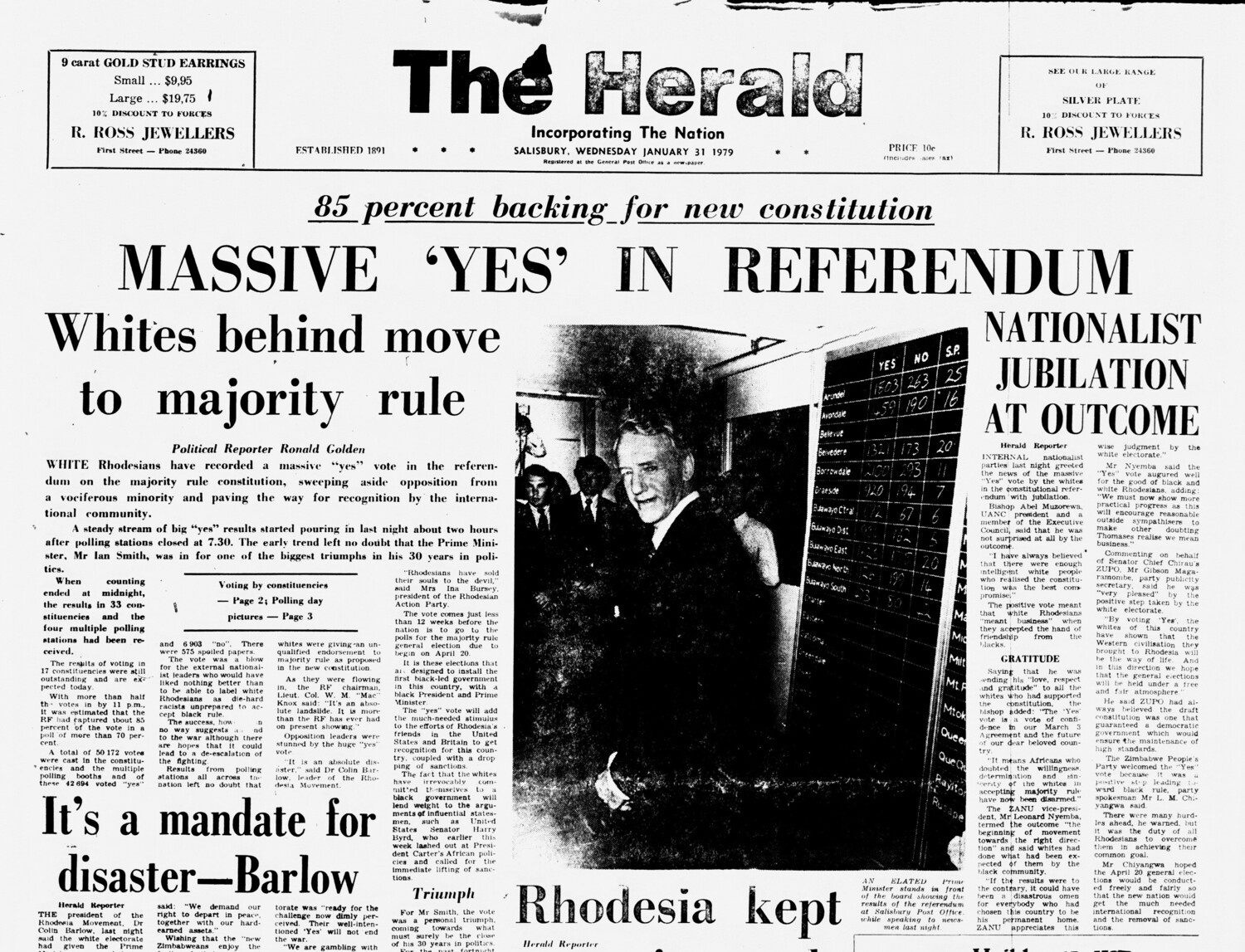 Rhodesia Herald - 31 January 1979