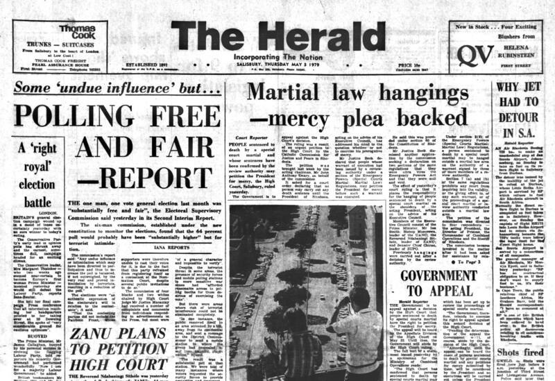 Rhodesia Herald - 3 May 1979