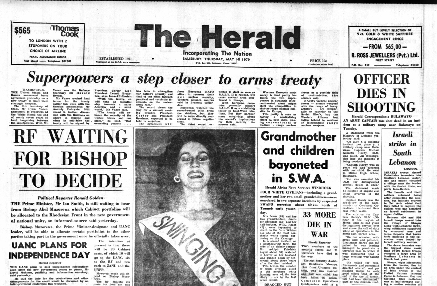 Rhodesia Herald - 10 May 1979