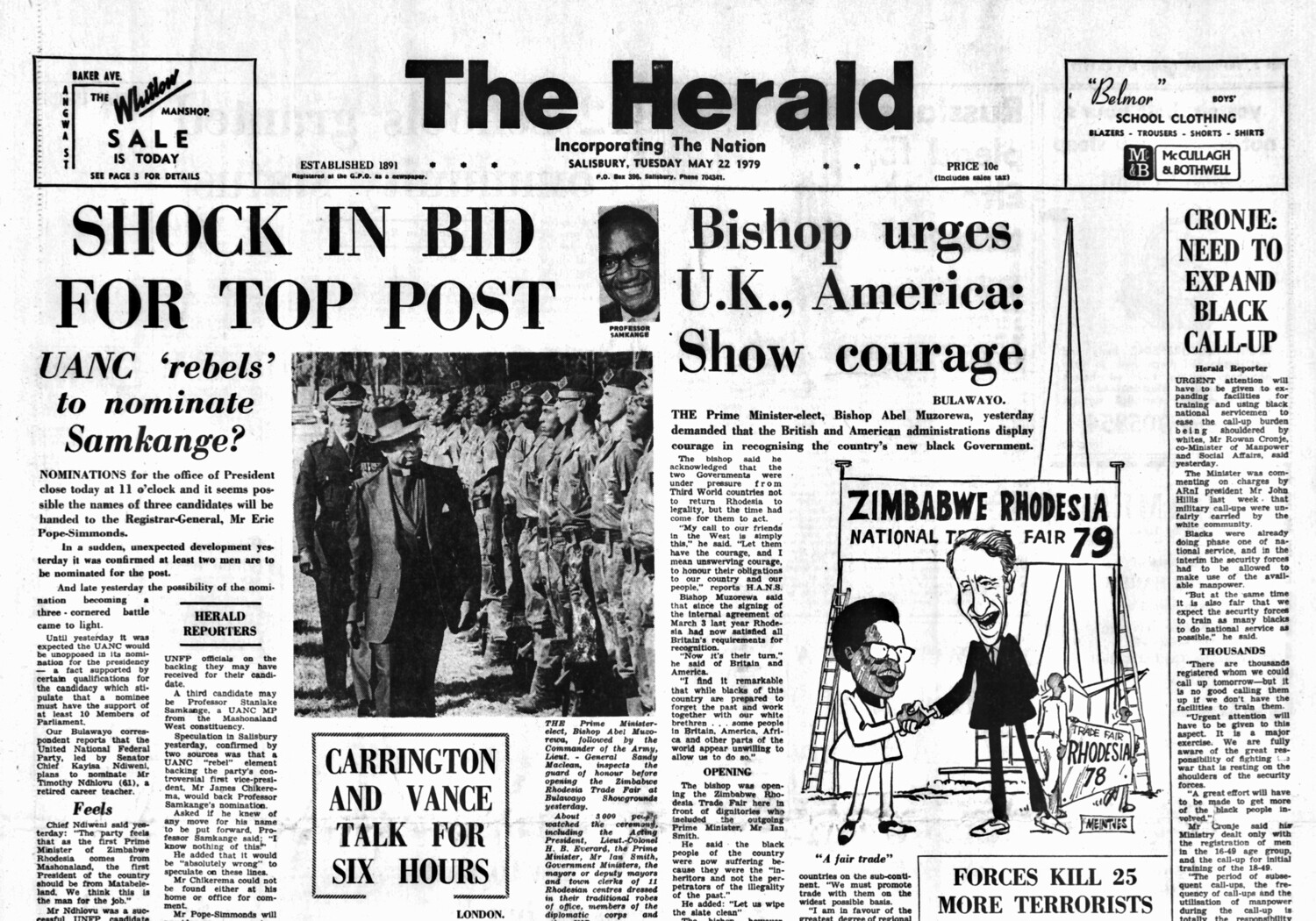 Rhodesia Herald - 22 May 1979