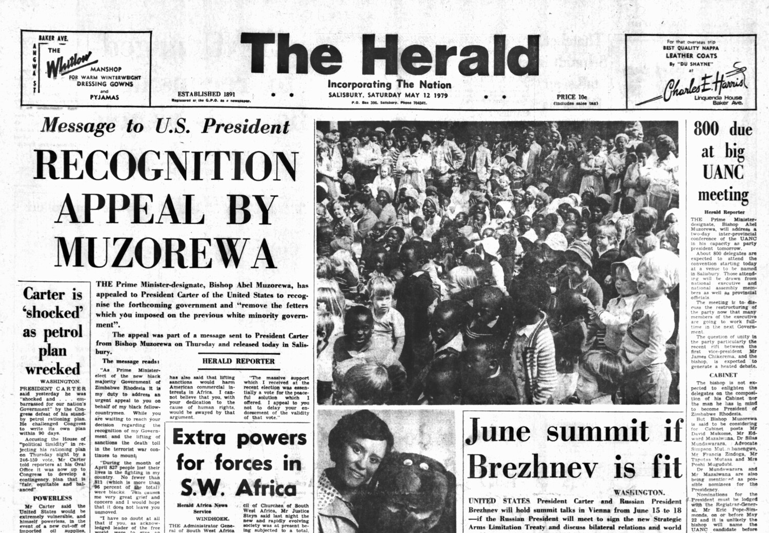 Rhodesia Herald - 12 May 1979