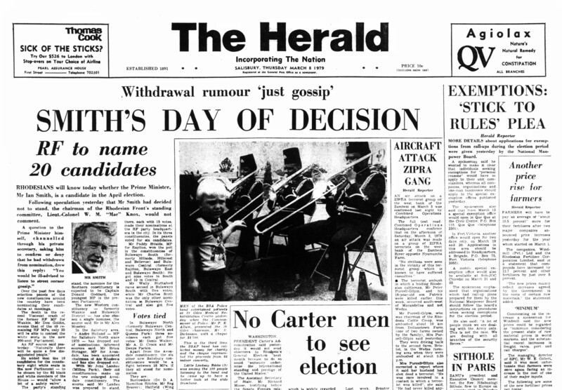 Rhodesia Herald - 8 March 1979
