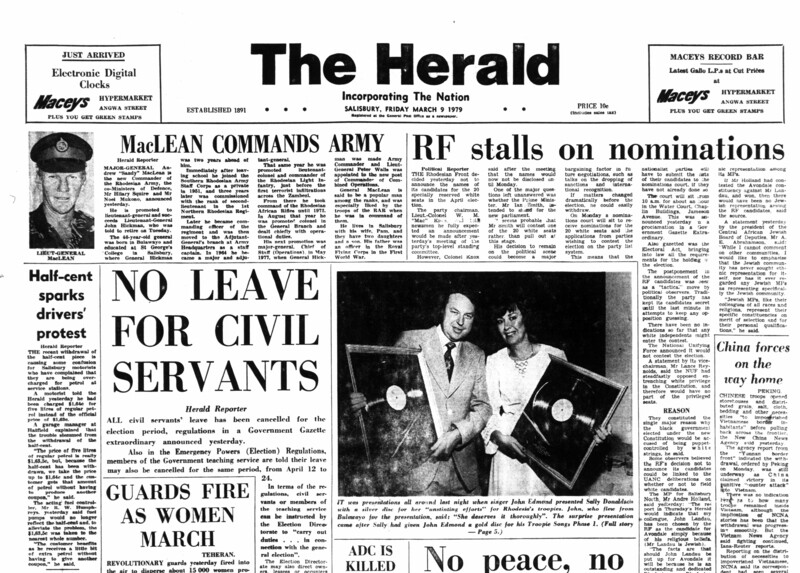 Rhodesia Herald - 9 March 1979