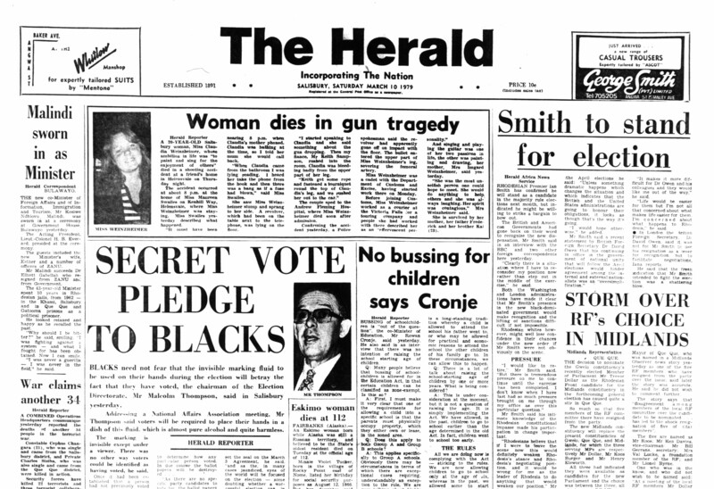 Rhodesia Herald - 10 March 1979