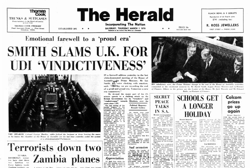 Rhodesia Herald - 1 March 1979