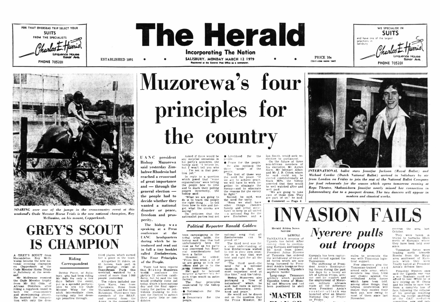 Rhodesia Herald - 12 March 1979