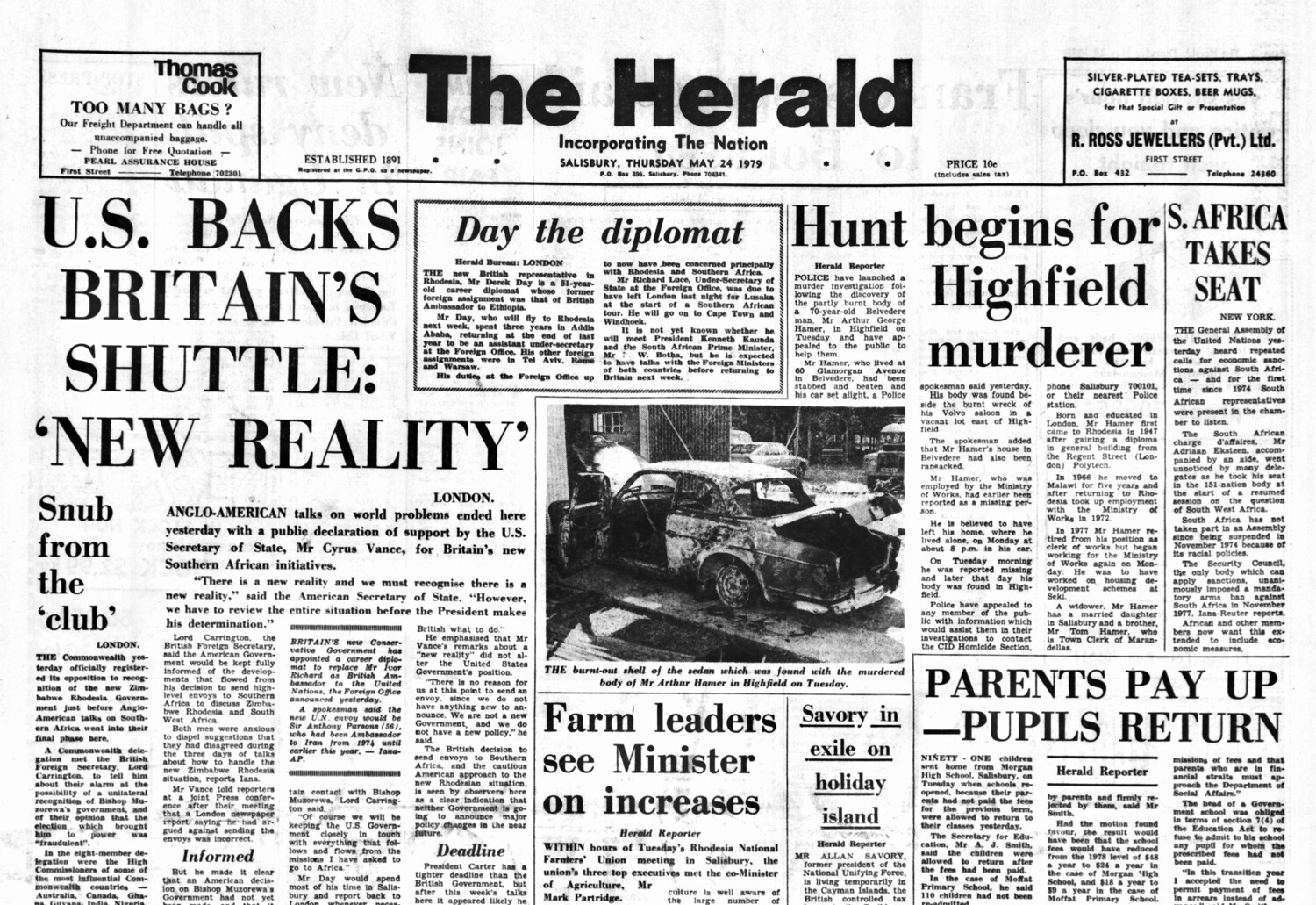 Rhodesia Herald - 24 May 1979