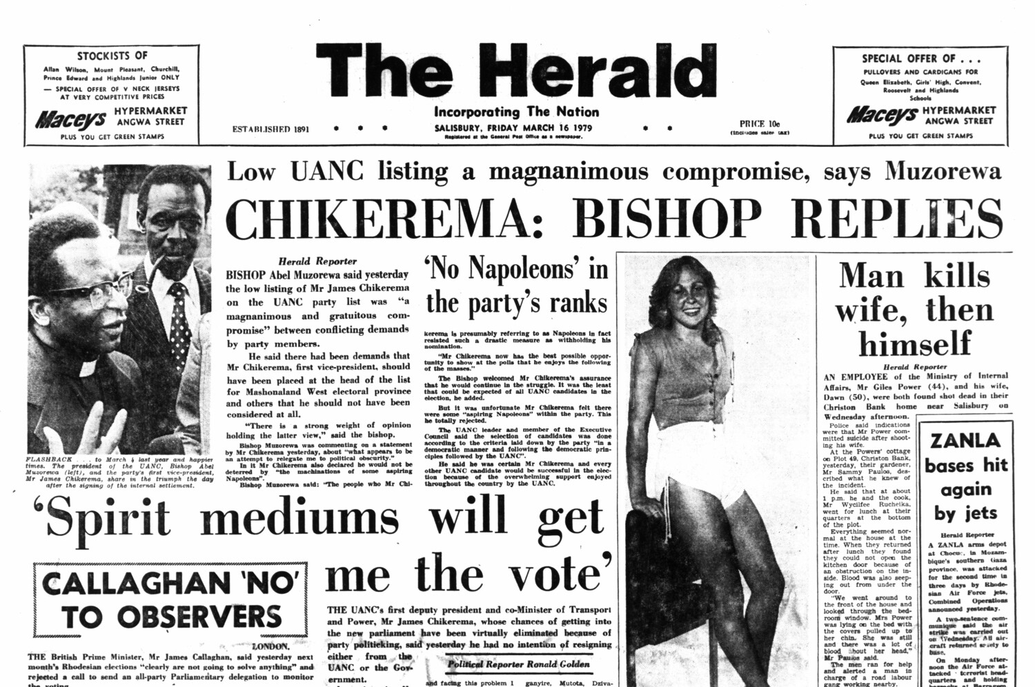 Rhodesia Herald - 16 March 1979