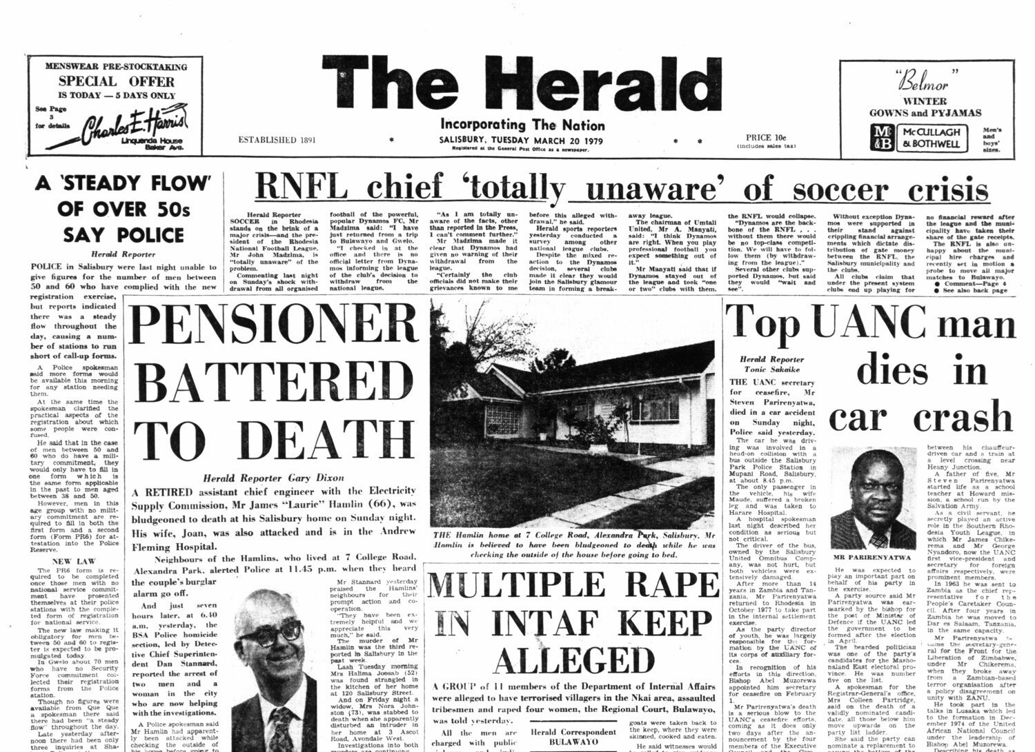 Rhodesia Herald - 20 March 1979