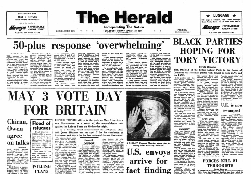 Rhodesia Herald - 30 March 1979
