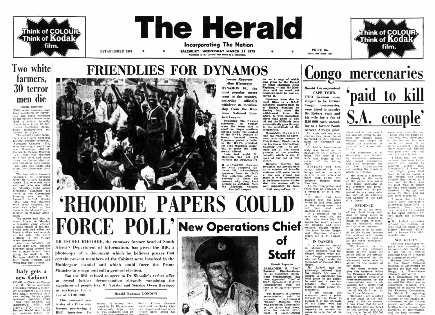 Rhodesia Herald - 21 March 1979