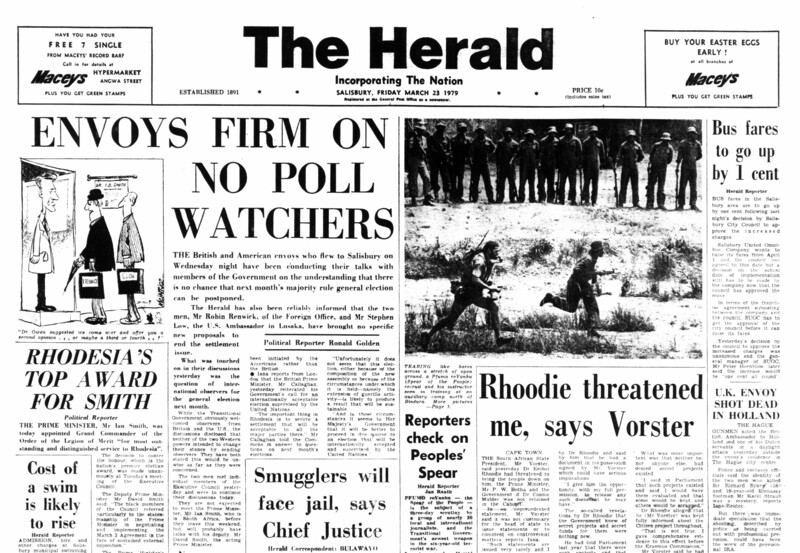 Rhodesia Herald - 23 March 1979