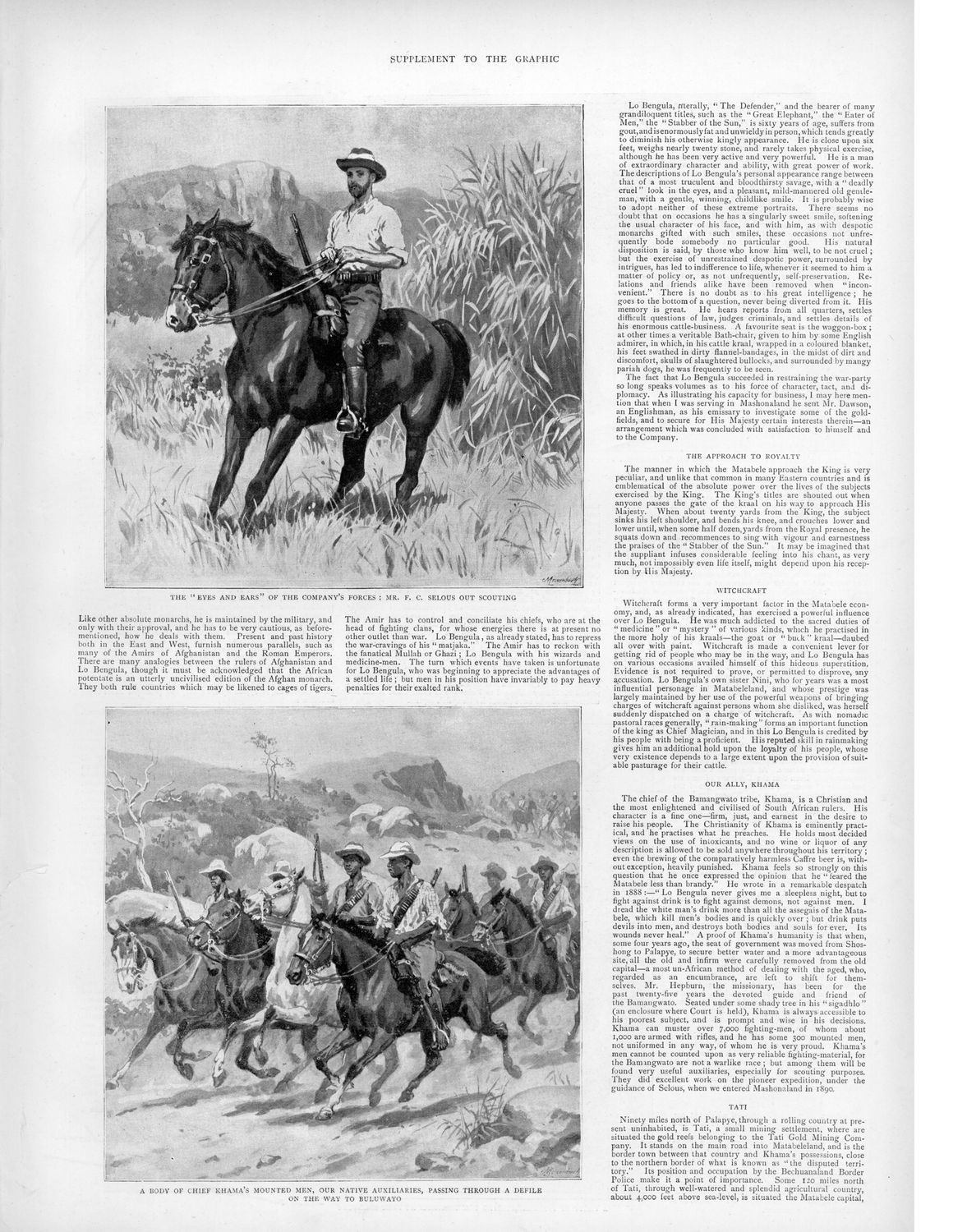 The War in Matabeleand (Page 3 of 4) c, 1893