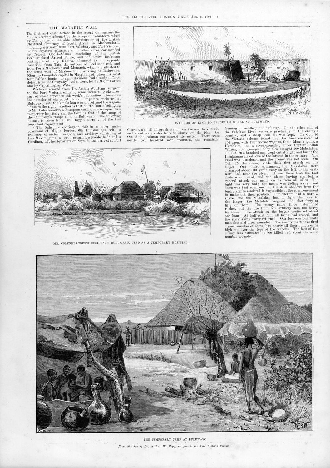 The Illustrated London News : January 6, 1894