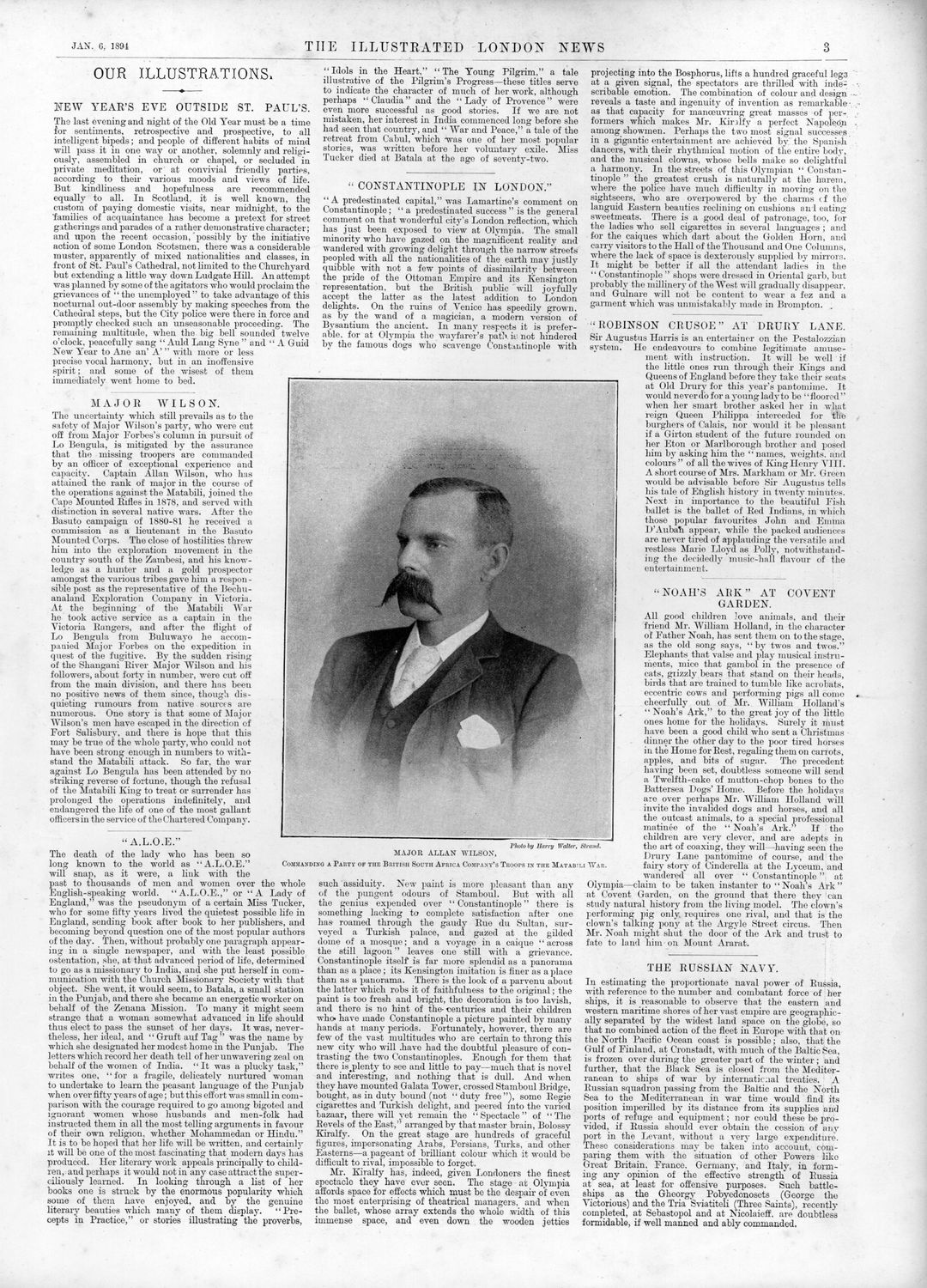 The Illustrated London News - January 6, 1894