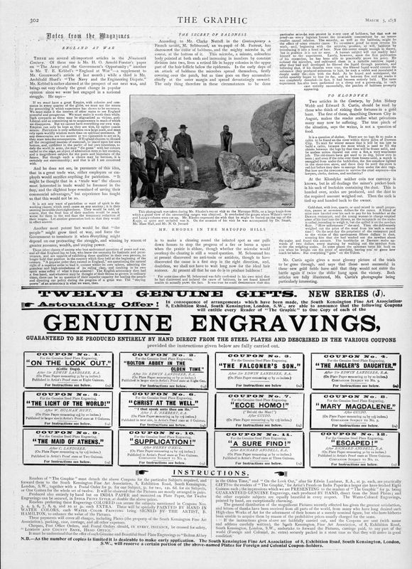 The Graphic : March 5, 1898