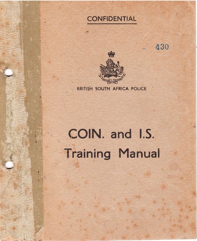 B.S.A. Police COIN &amp; IS Manual