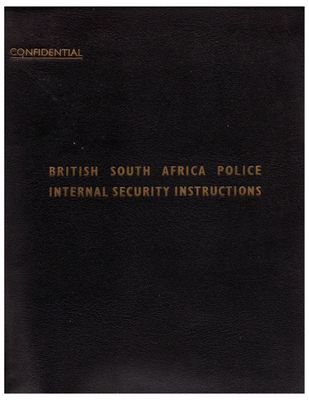 B.S.A. Police Internal Security Instructions