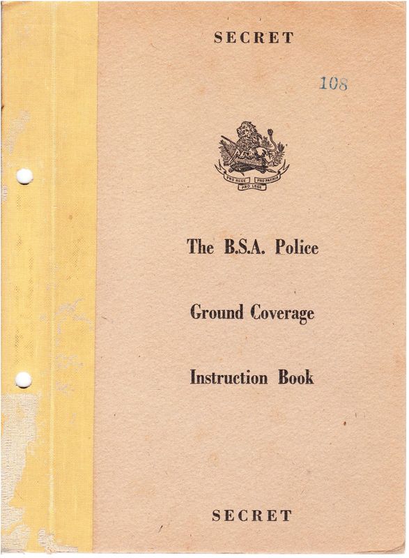 B.S.A.P. Police Ground Coverage Instruction Books (1st Issue)