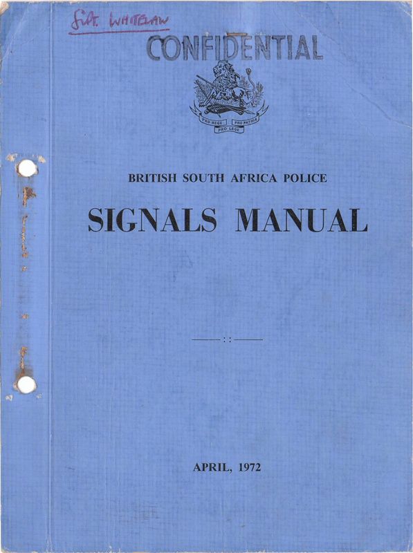 B.S.A. Police Signals Manual