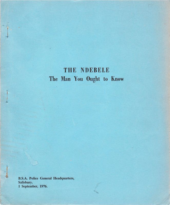 The Ndebele - The Man You Ought to Know
