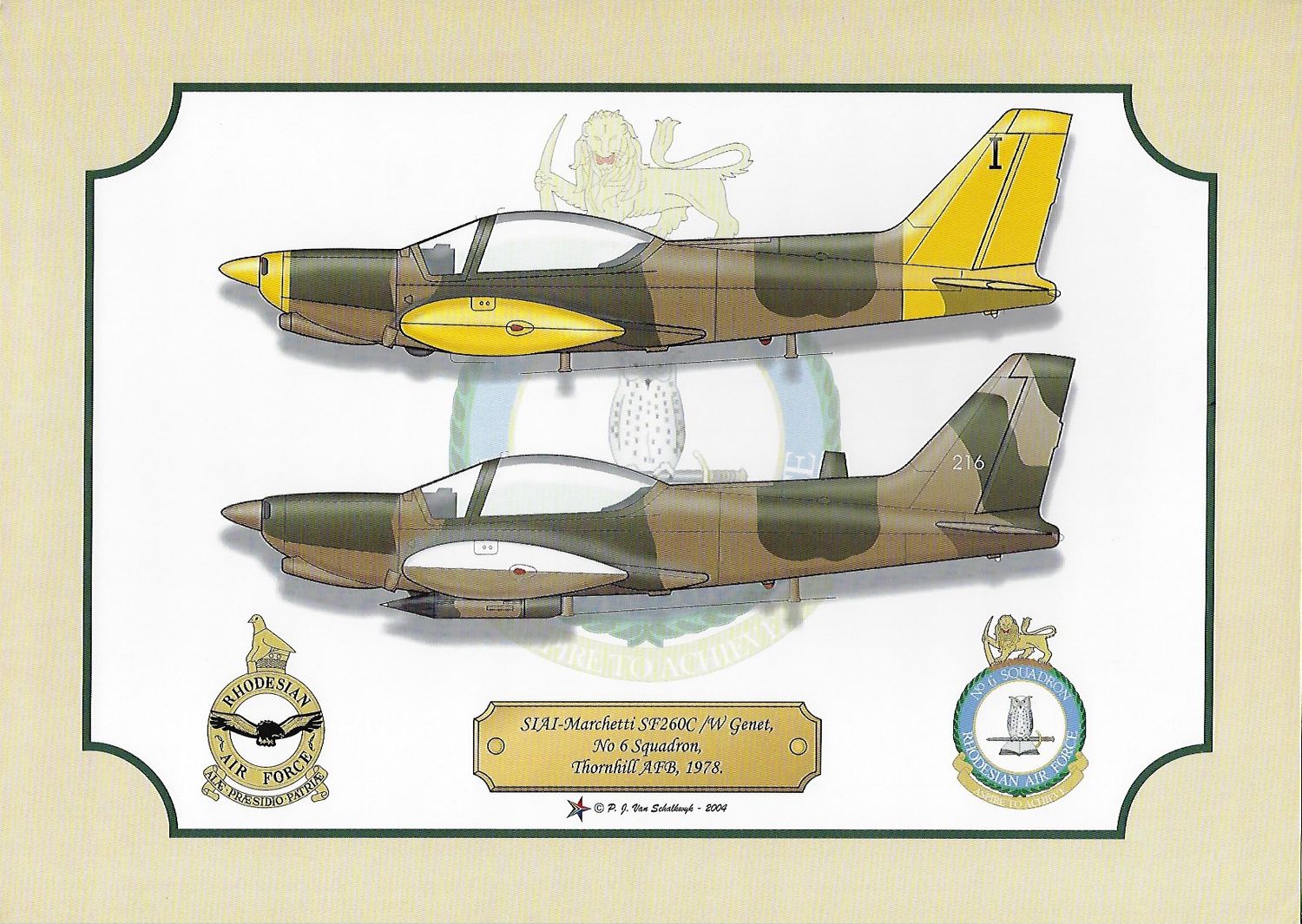 Rhodesian Air Force: Marchetti Genet
