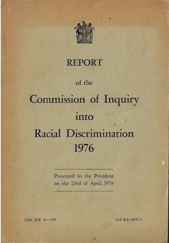 COMMISSION OF INQUIRY INTO RACIAL DESCRIMITION 1976