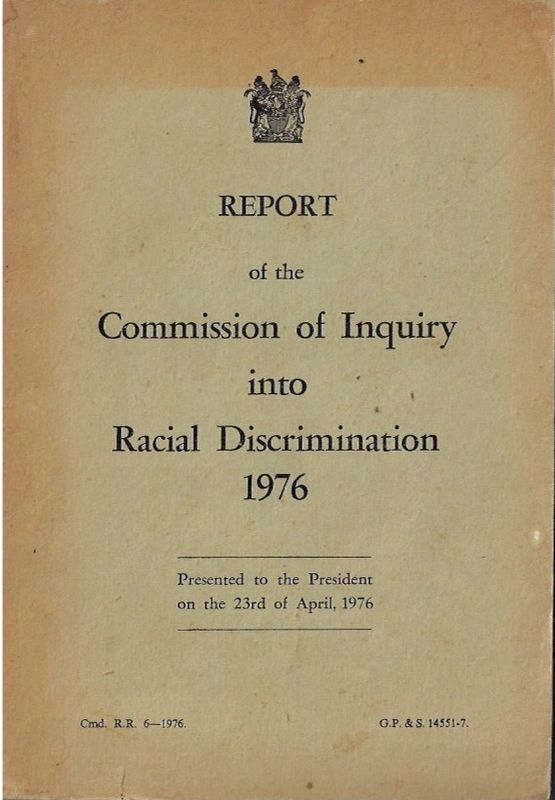 COMMISSION OF INQUIRY INTO RACIAL DESCRIMITION 1976