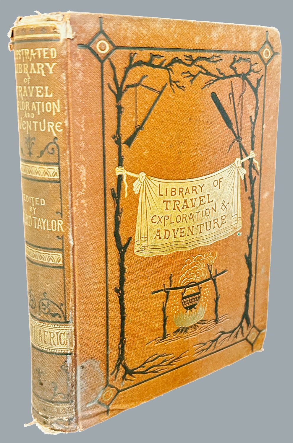 ILLUSTRATED LIBRARY OF TRAVEL &amp; EXPLORATION &amp; ADVENTURE (1873 1st Edition)