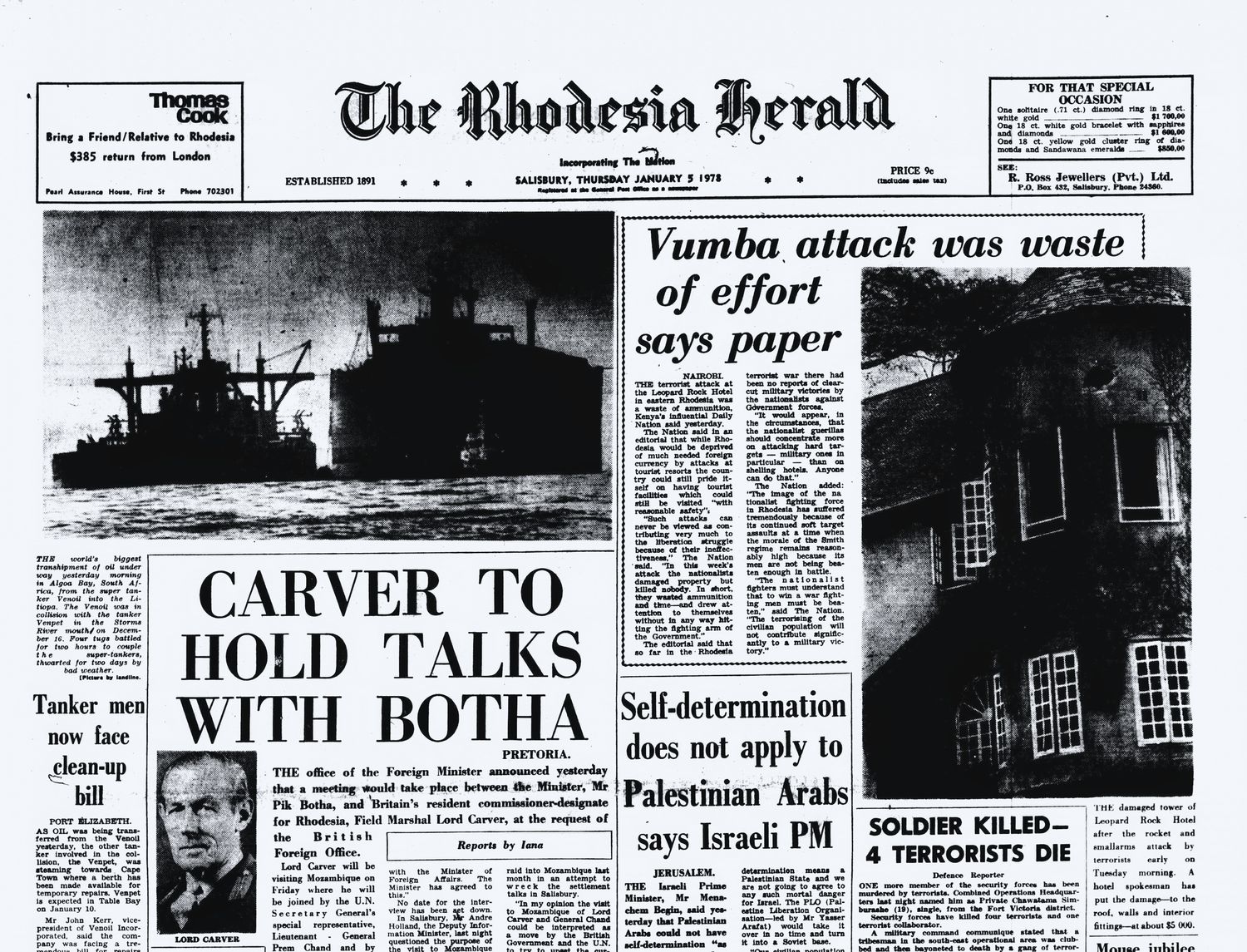 Rhodesia Herald - 5 January 1978