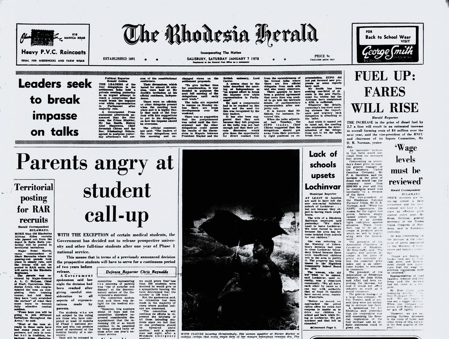 Rhodesia Herald - 7 January 1978