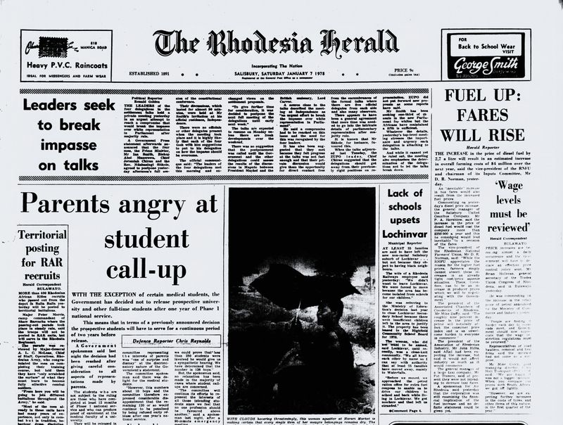 Rhodesia Herald - 7 January 1978
