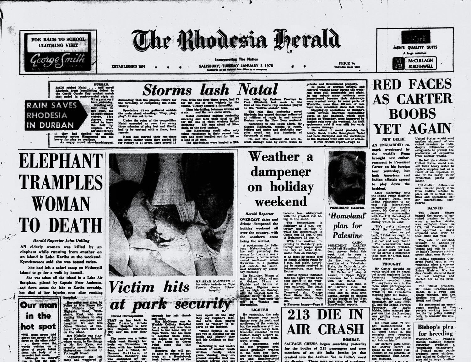 Rhodesia Herald - 1 January 1978