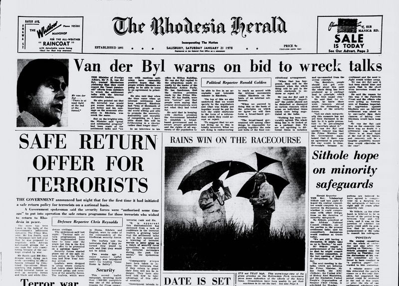 Rhodesia Herald - 21 January 1978