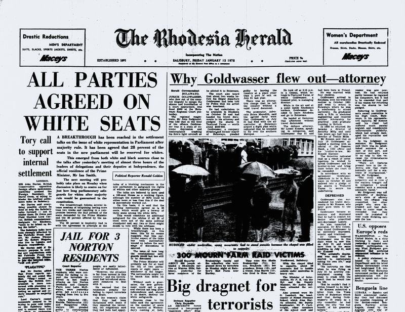 Rhodesia Herald - 13 January 1978
