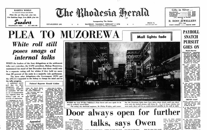 Rhodesia Herald - 2 February 1978