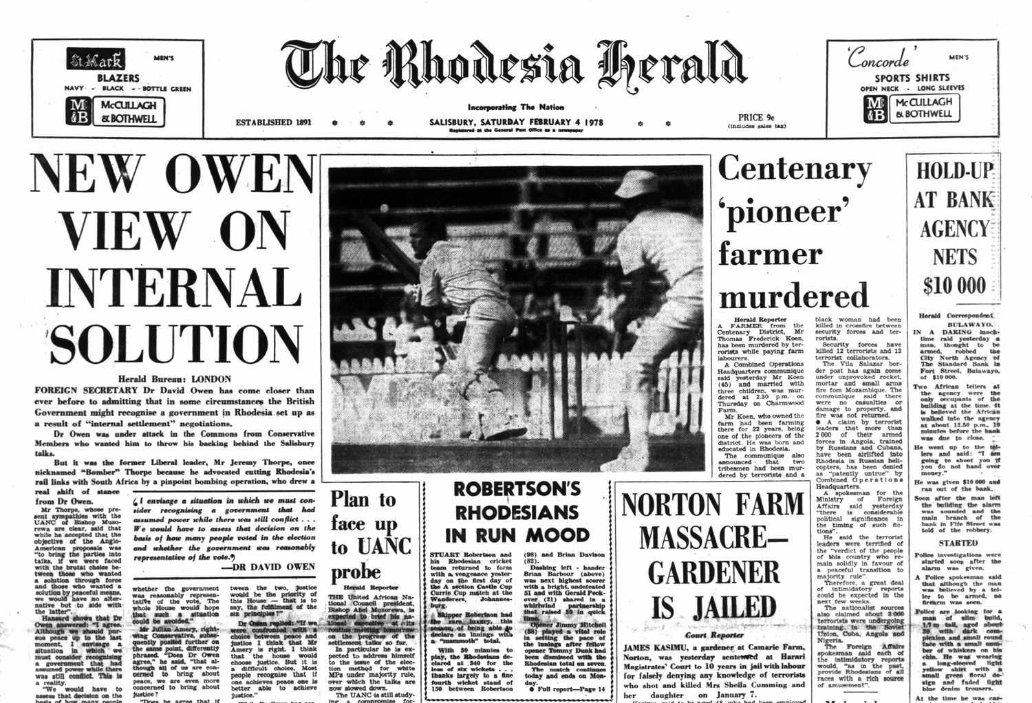 Rhodesia Herald - 4 February 1978