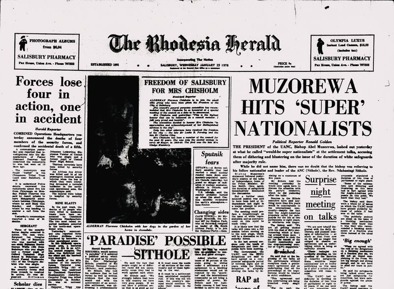 Rhodesia Herald - 25 January 1978