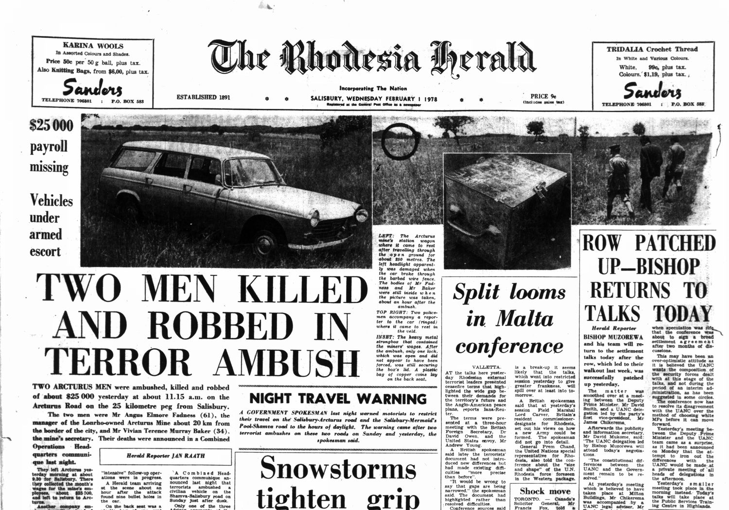 Rhodesia Herald - 1 February 1978