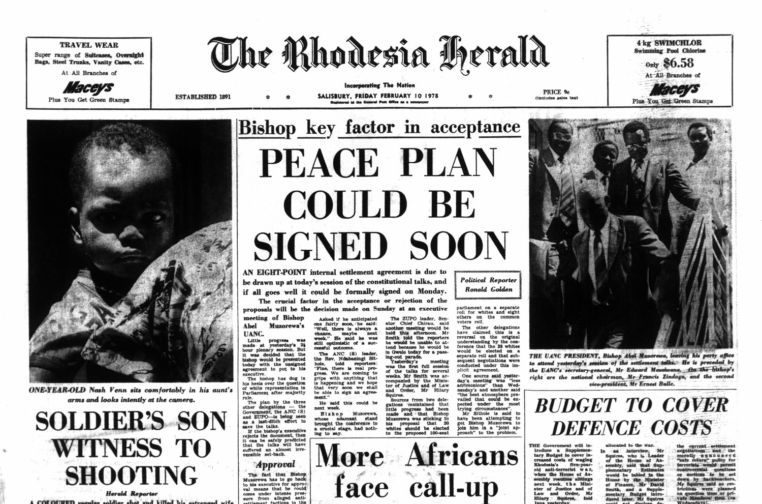Rhodesia Herald - 10 February 1978