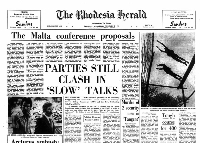 Rhodesia Herald -8 February 1978