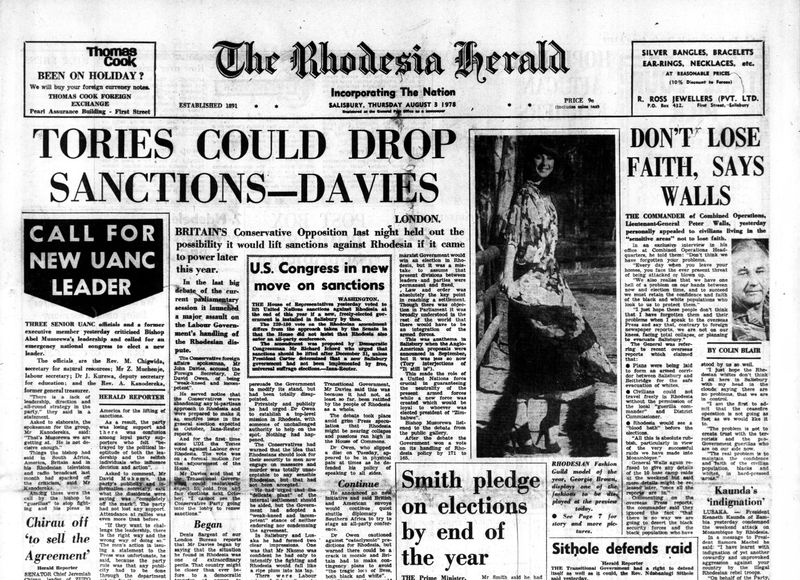 Rhodesia Herald -3 August 1978