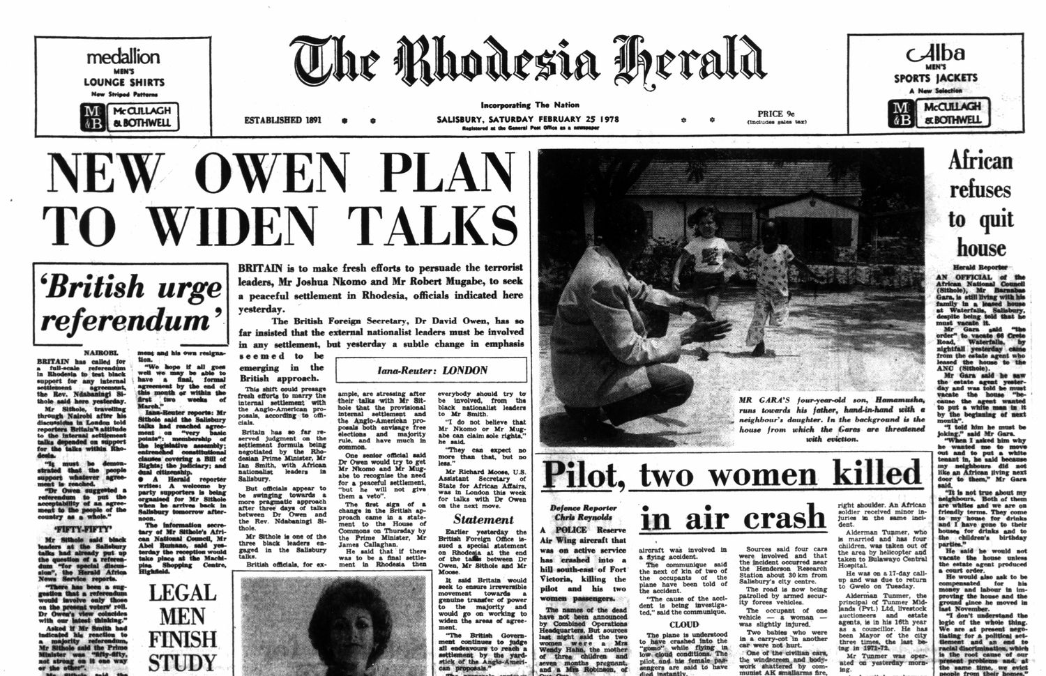 Rhodesia Herald - 25 February 1978