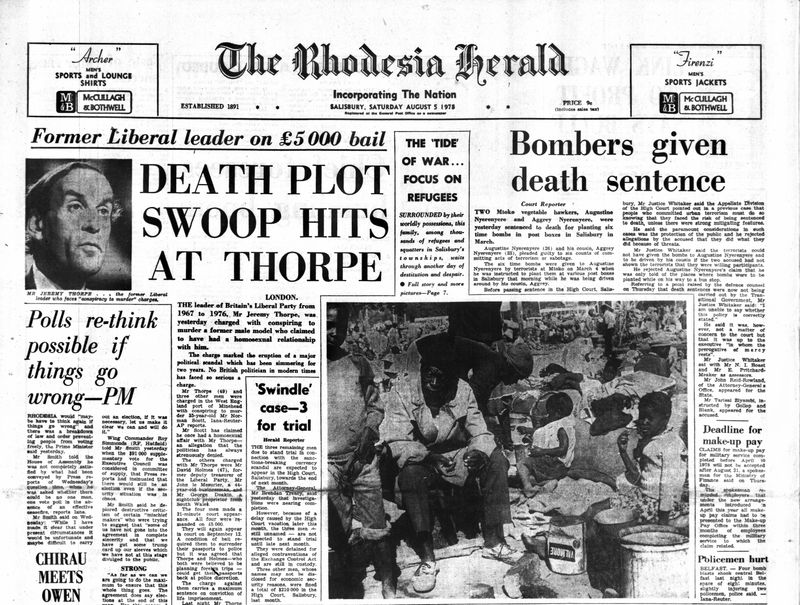 Rhodesia Herald -5 August 1978