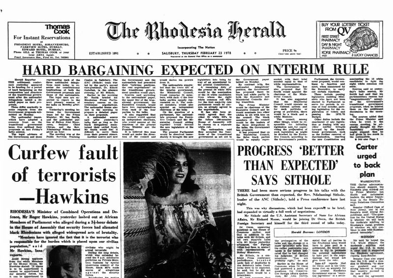 Rhodesia Herald - 23 February 1978