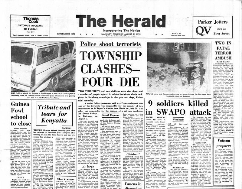 Rhodesia Herald -24 August 1978
