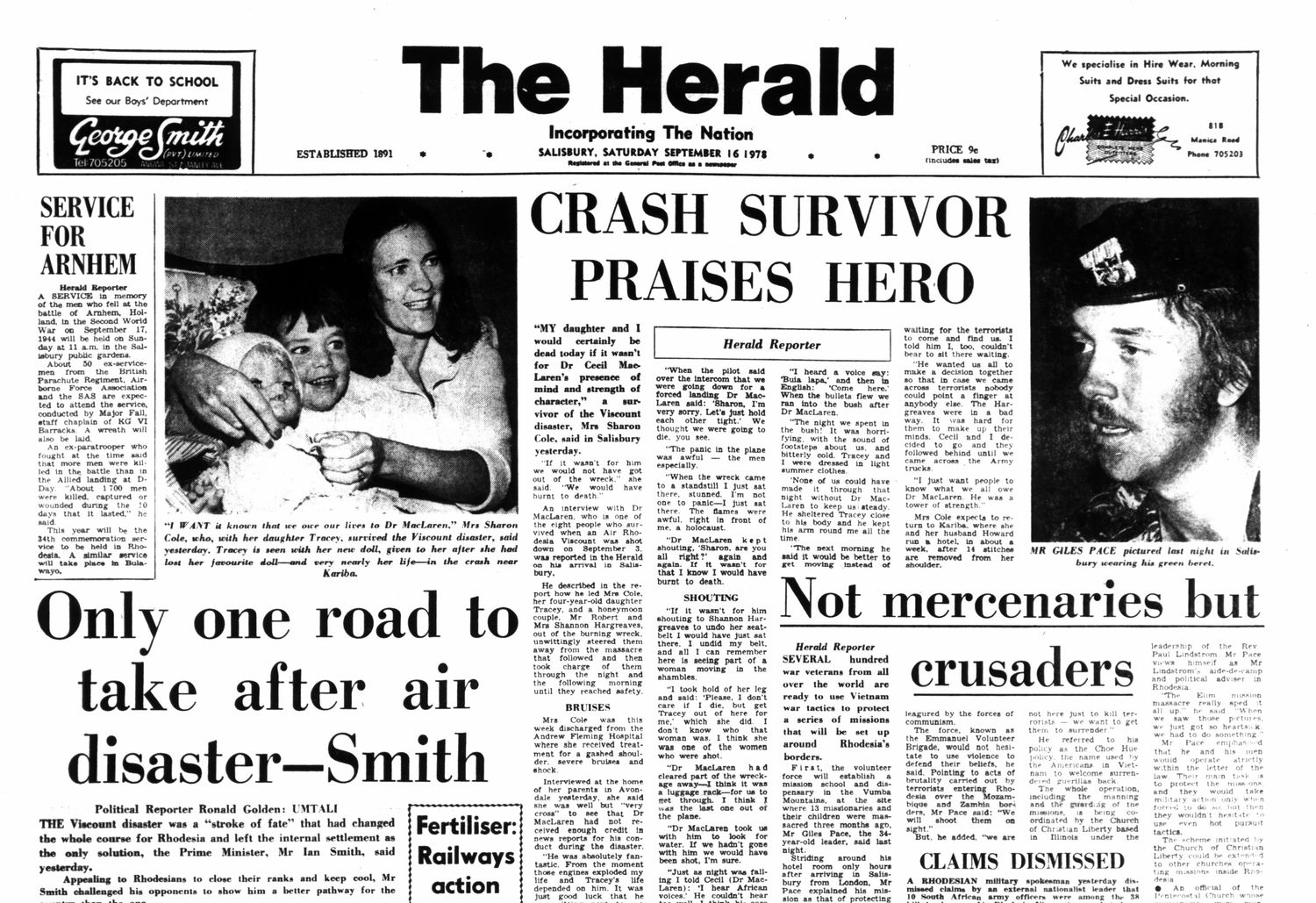 Rhodesia Herald - 16 September 1978